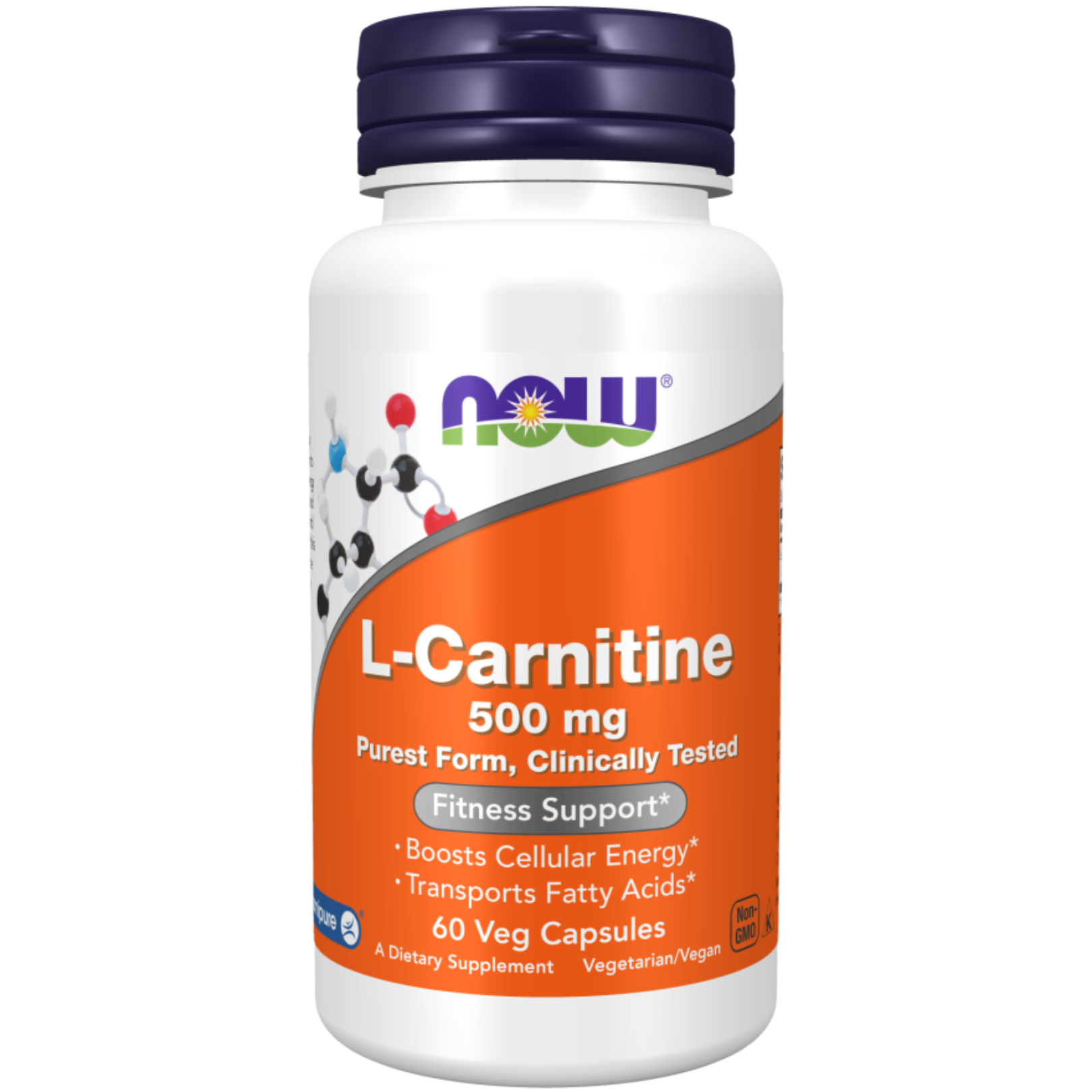 Now L Carnitine 500mg Caps 60's